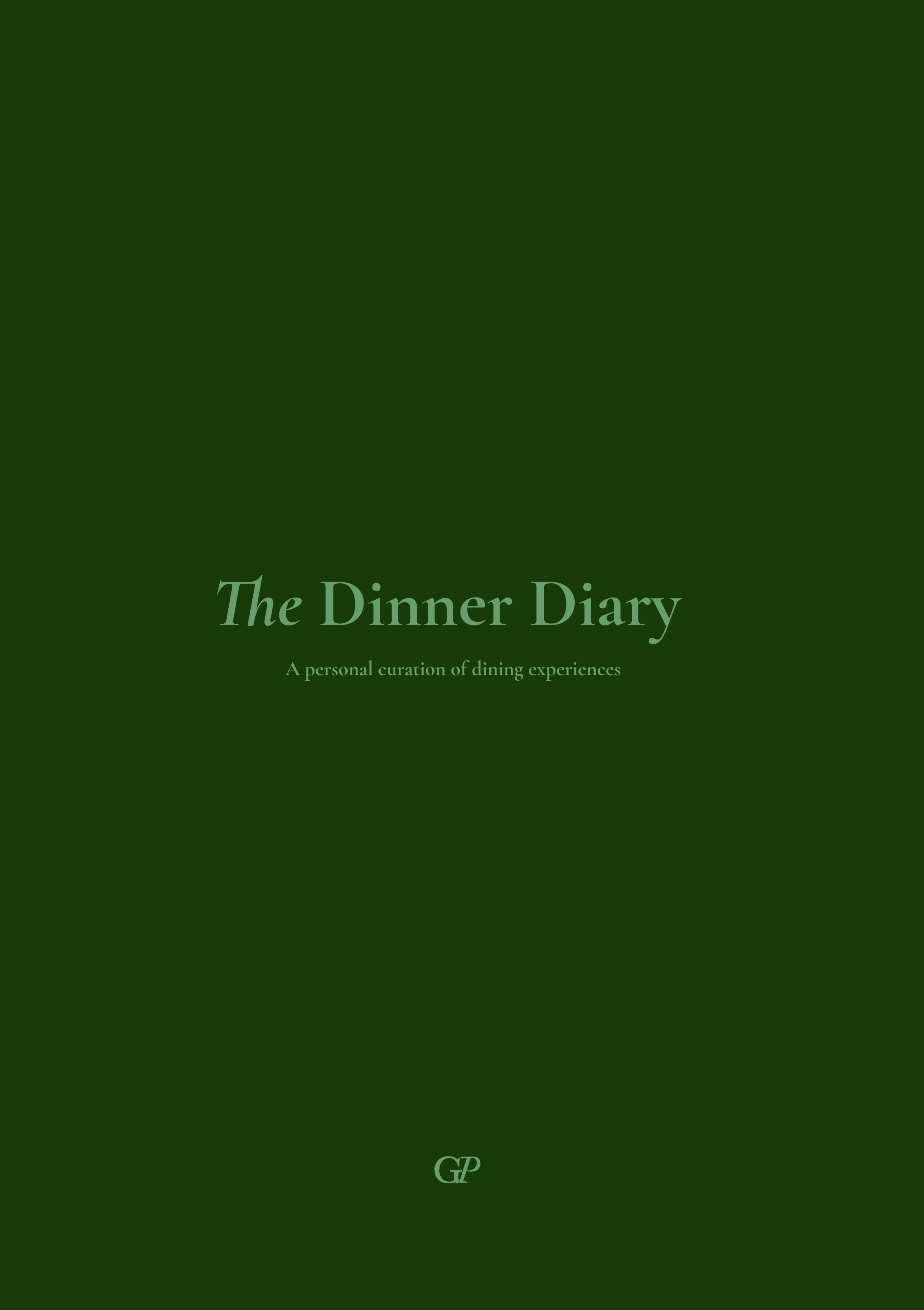 The Dinner Diary